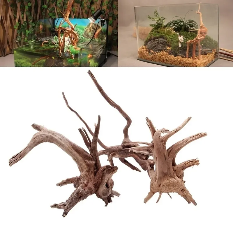 Natural Tree Trunk Driftwood A - đánh giá và giá Aquarium Plant Roots