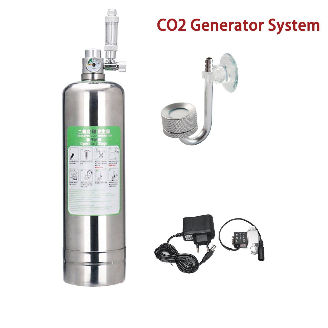 Aquarium CO2 Generator system  - đánh giá và giá Aquarium Plant Delivery