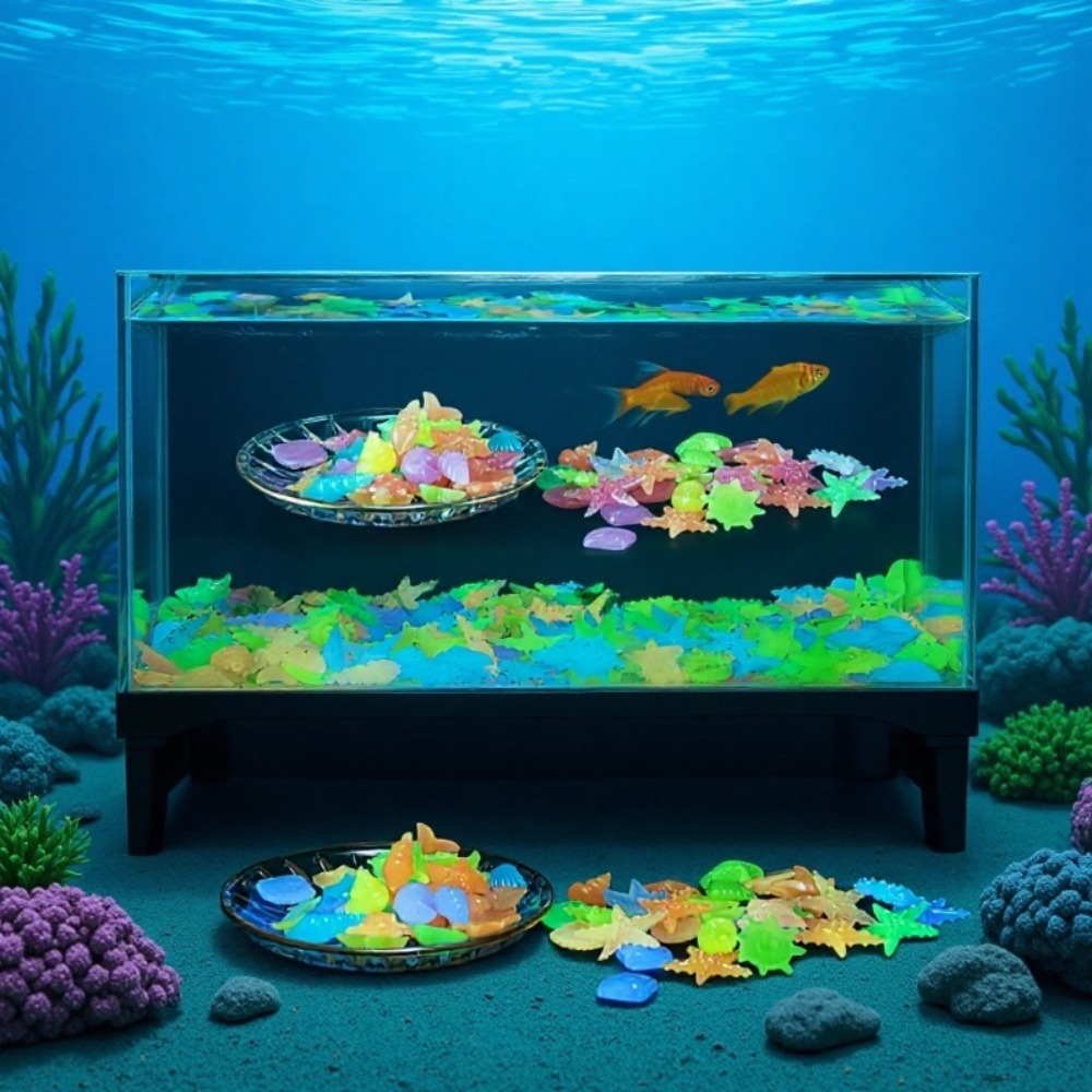 Glowing Luminous Ocean Stones  - đánh giá và giá Aquarium Plant Delivery