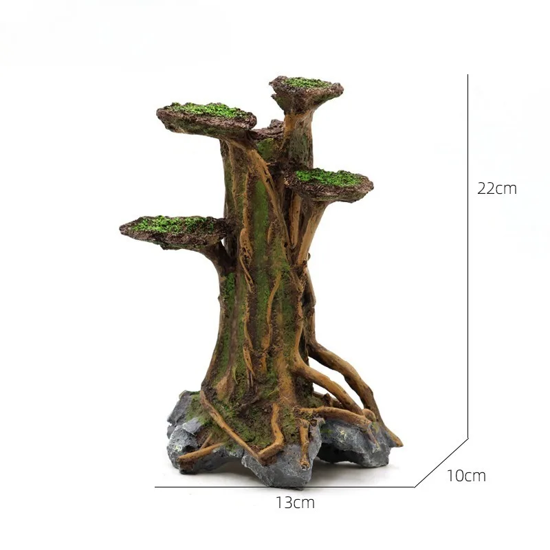 Artificial Moss Tree Driftwood - đánh giá và giá Aquarium Plant Roots