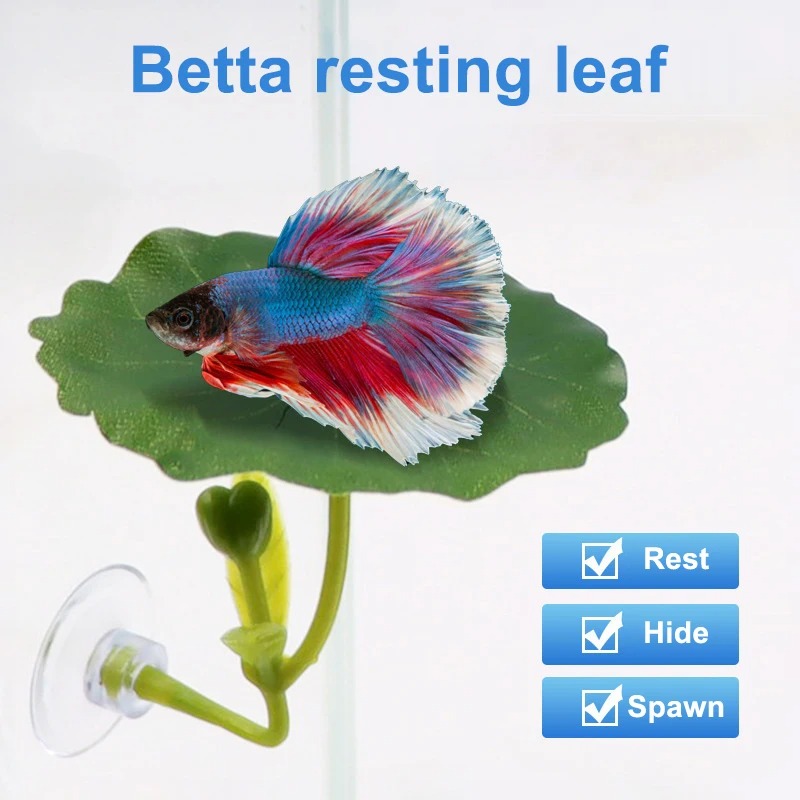 Artificial Betta Leaf Hammock  - đánh giá và giá Aquarium Plant Roots