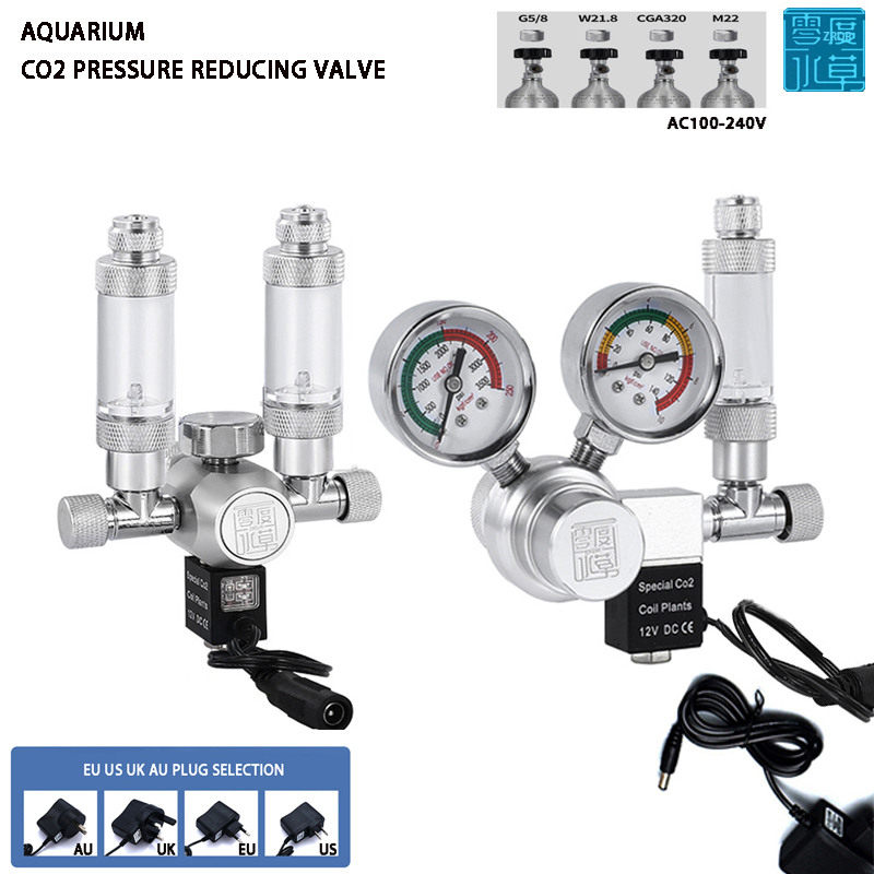 Aquarium CO2 regulator solenoi - đánh giá và giá Aquarium Plant Delivery