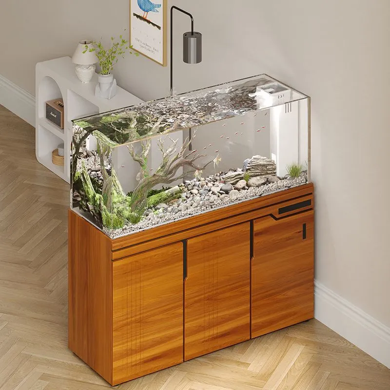 Large Ultra White Glass Fish T - đánh giá và giá Aquarium Planted Wood