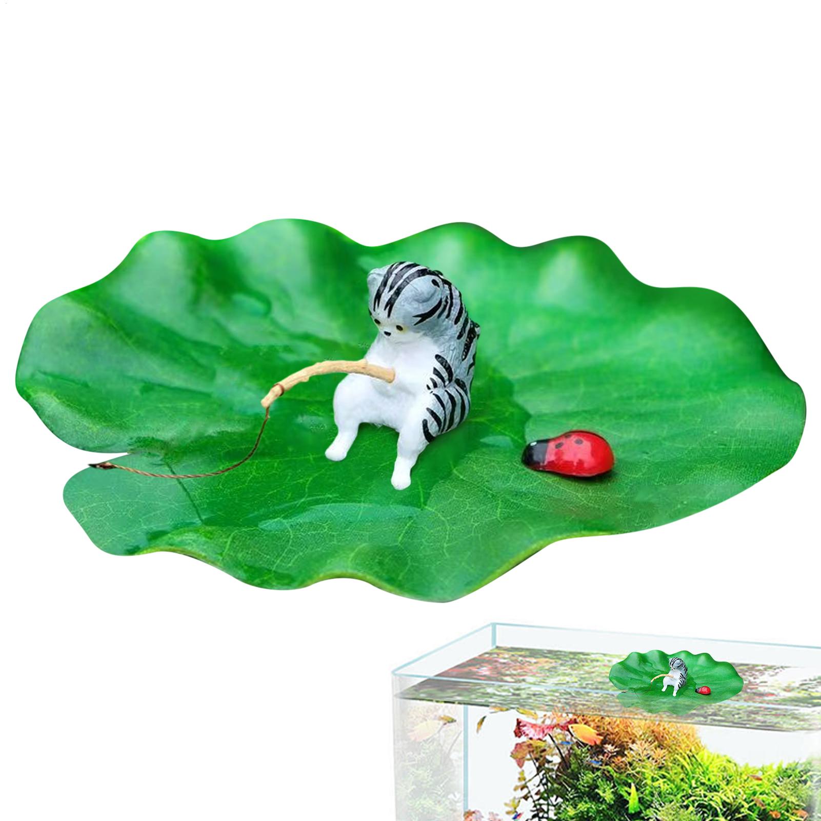 Mini Floating Cat Fishing Lotu - đánh giá và giá Aquarium Plant Roots
