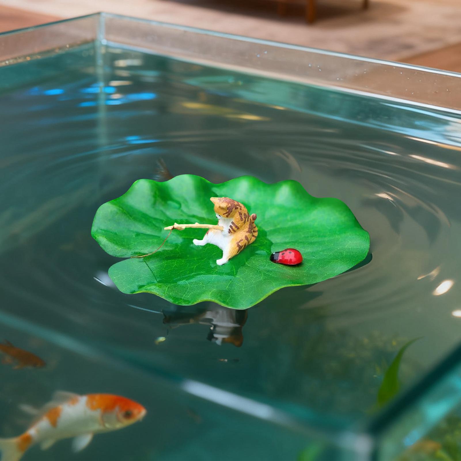 Mini Floating Cat Fishing Lotu - đánh giá và giá Aquarium Plant Roots