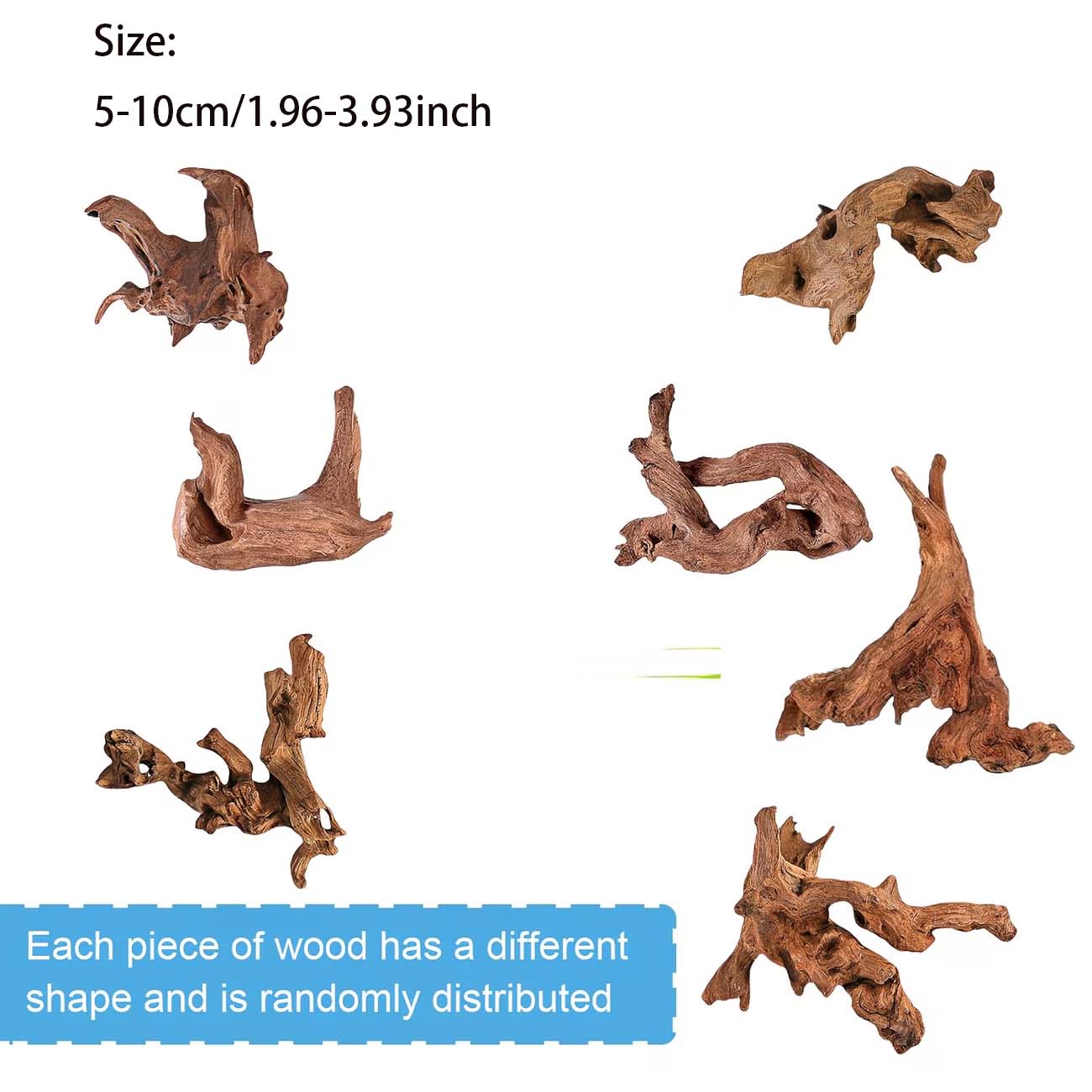 5-10CM Natural Sinkable Driftw - đánh giá và giá Aquarium Planted Wood
